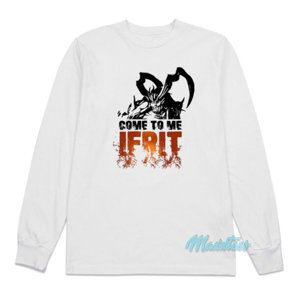 Ben Starr Final Fantasy XVI Come To Me Ifrit Long Sleeve Shirt