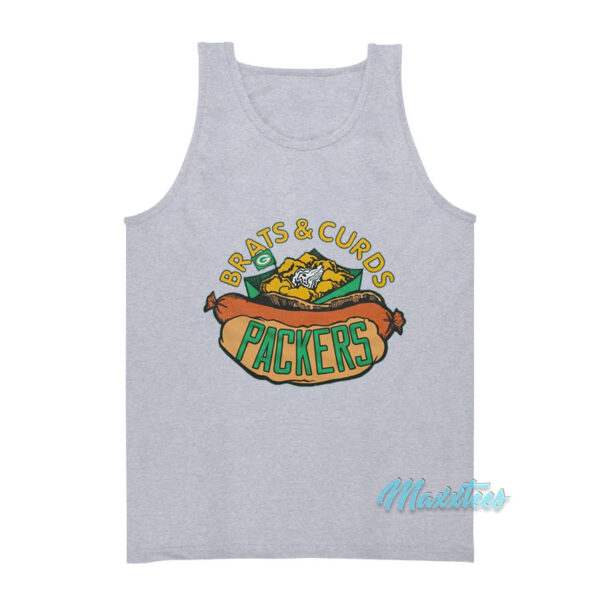 Guy Fieri Brats And Curds Packers Tank Top