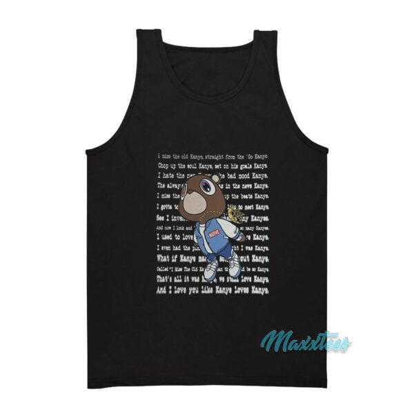 I Miss The Old Kanye West Flying Bear Tank Top