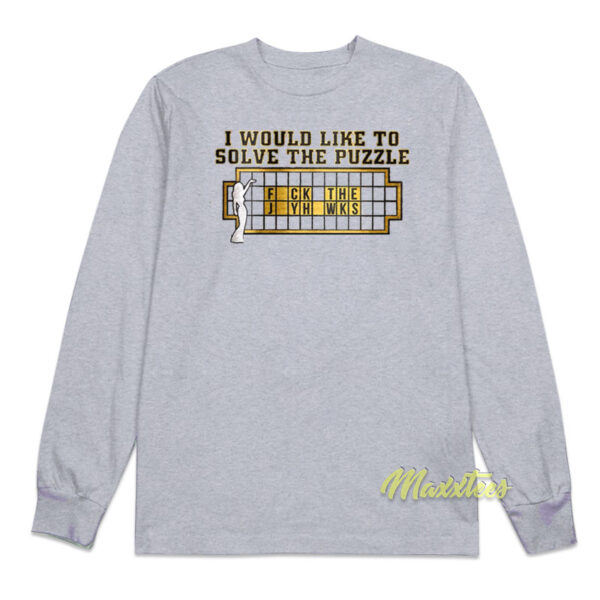 I Would Like To Solve The Puzzle Long Sleeve Shirt