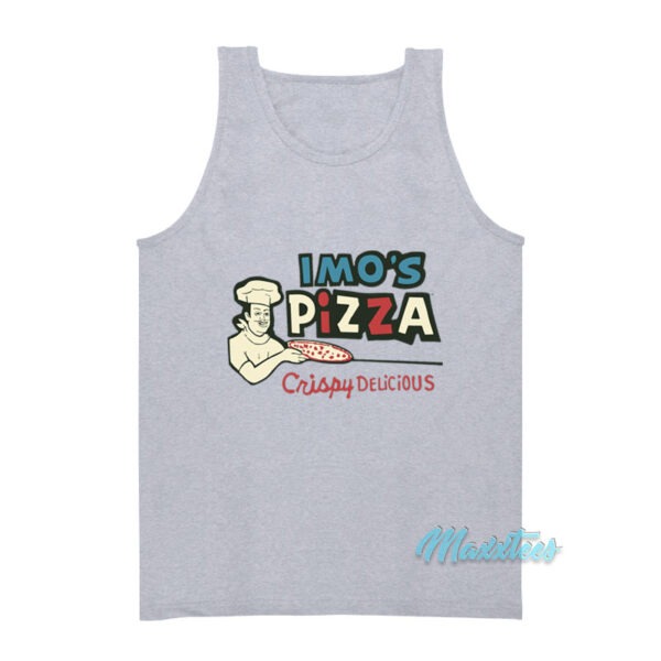 Imo's Pizza Window Crispy Delicious Tank Top