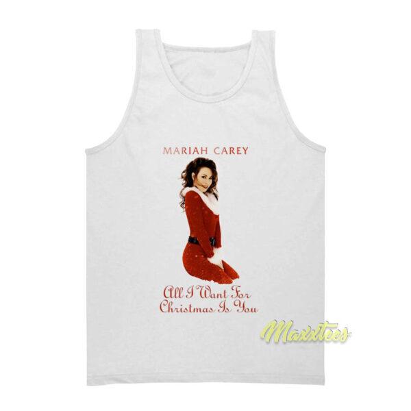 Mariah Carey All I Want For Christmas Tank Top