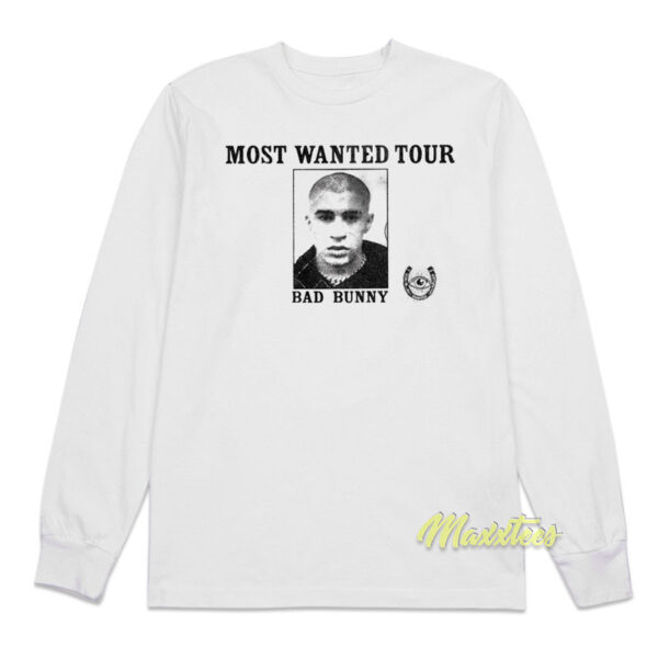 Most Wanted Tour Bad Bunny Long Sleeve Shirt