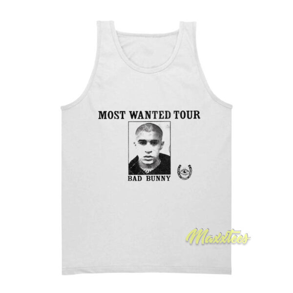 Most Wanted Tour Bad Bunny Tank Top
