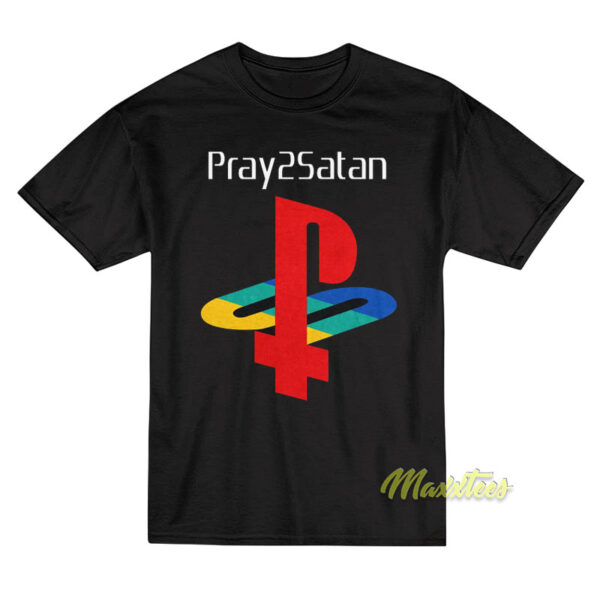 Playstation Pray Satan T-Shirt