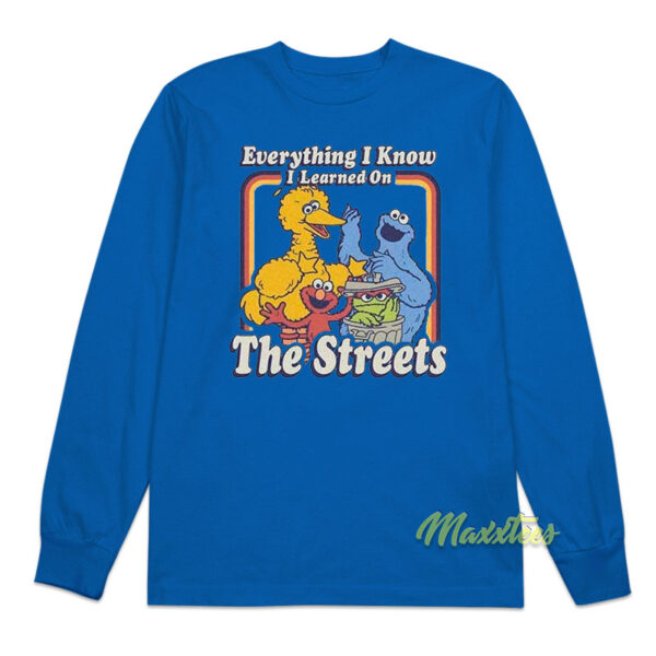 Sesame Street Everything I Know I Learned Long Sleeve Shirt