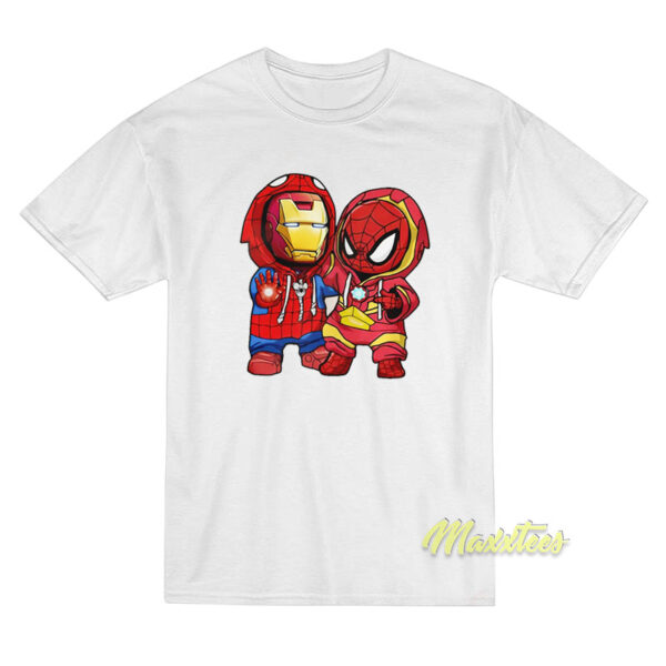 Spider Man and Iron Man T-Shirt