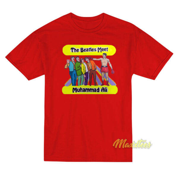 The Beatles and Muhammad Ali T-Shirt