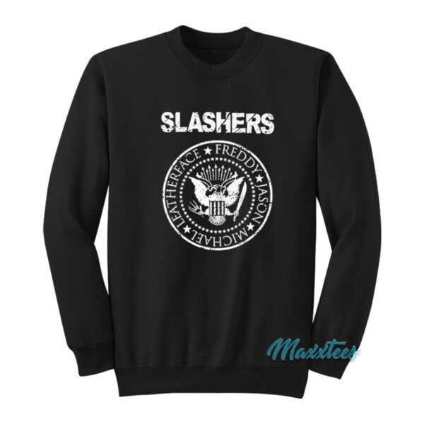 The Slashers Ramones Logo Parody Sweatshirt