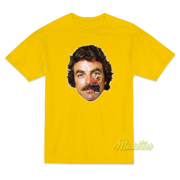 Tom Selleck Mustache Ride T-Shirt