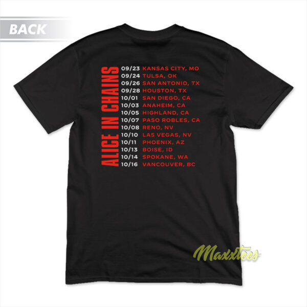 Alice In Chains Tour 2023 T-Shirt
