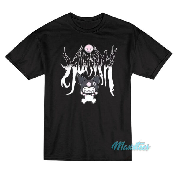 Angry Sanrio Kuromi Metal T-Shirt