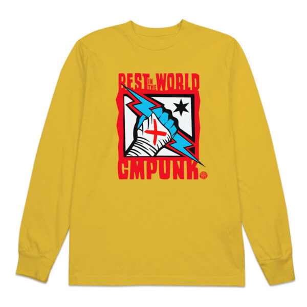 CM Punk Best In The World Catch Mania Long Sleeve Shirt