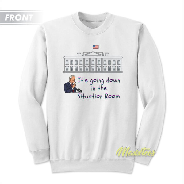 Cocaine White House Biden Sweatshirt