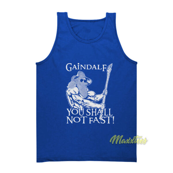 Gaindalf You Shall Not Fast Tank Top