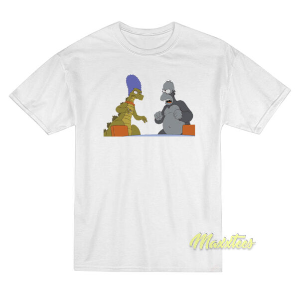 Godzilla vs Kong Simpson T-Shirt