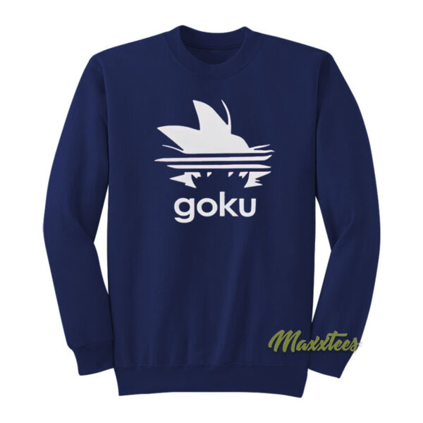 Goku Adidas Parody Anime Sweatshirt