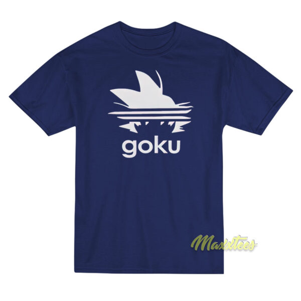 Goku Adidas Parody Anime T-Shirt