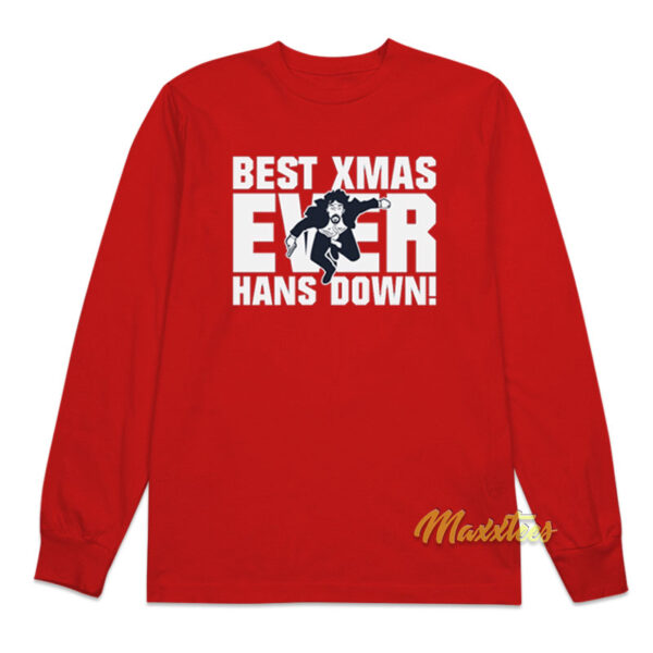 Hans Down Die Hard Christmas Long Sleeve Shirt