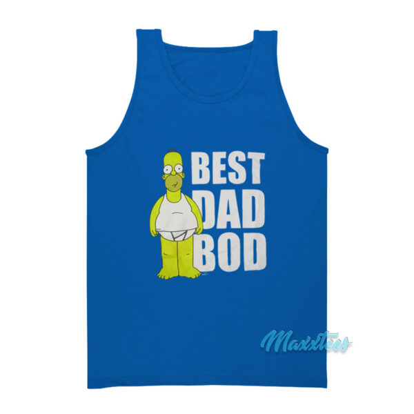 Homer The Simpsons Best Dad Bod Tank Top
