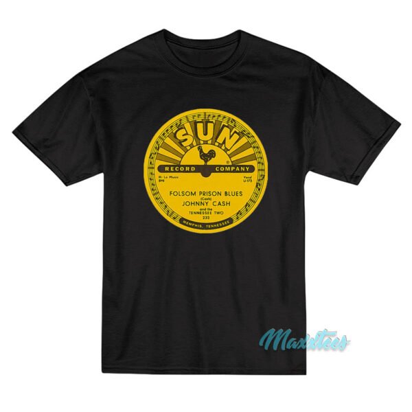 Johnny Cash Sun Records Folsom Prison T-Shirt