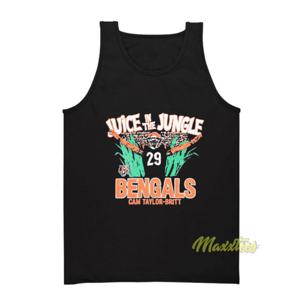 Juice In The Jungle Bengals Cam Taylor Britt Tank Top
