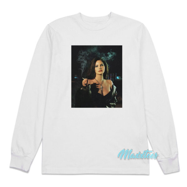 Lana Del Rey Smoking Mexican Long Sleeve Shirt