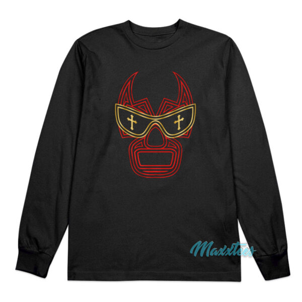 Lucha Underground Johnny Mundo Mask Long Sleeve Shirt