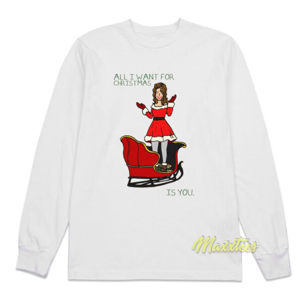 Mariah Carey All I Want for Christmas is You Long Sleeve Shirt