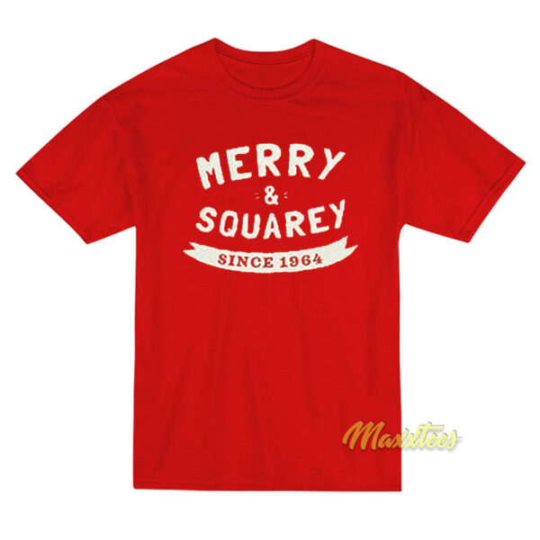 Merry and Squarey Since 1964 Imo's Pizza T-Shirt