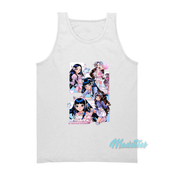NewJeans Anime Get Up Album Cover Tank Top