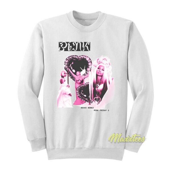 Nicki Minaj Pink Friday 2 Heart Sweatshirt