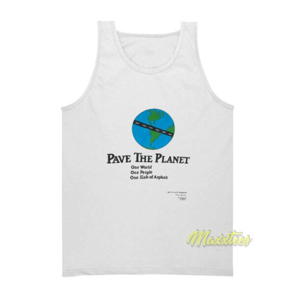 Pave The Planet One World Tank Top