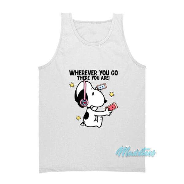 Peanuts Snoopy Whatever You Go Tank Top