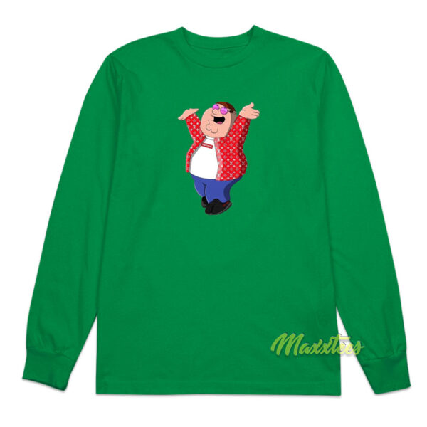 Peter Griffin Supreme Parody Long Sleeve Shirt