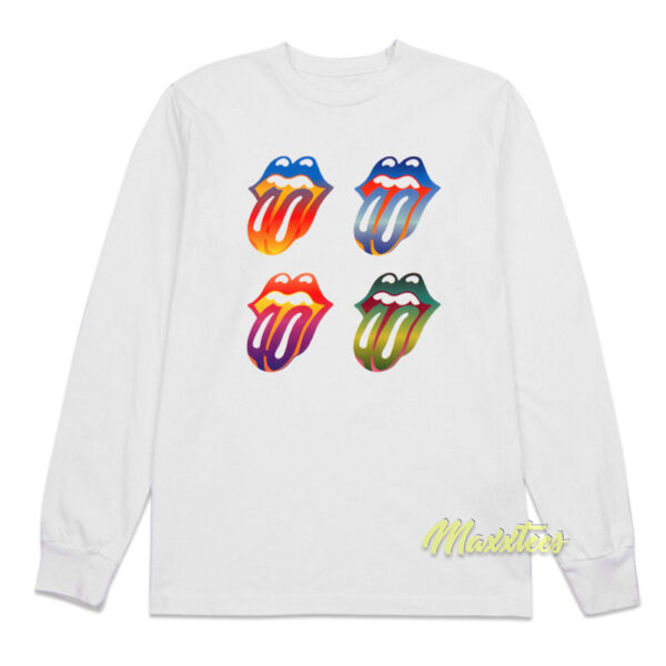 Rolling Stone Licks Rainbow Long Sleeve Shirt