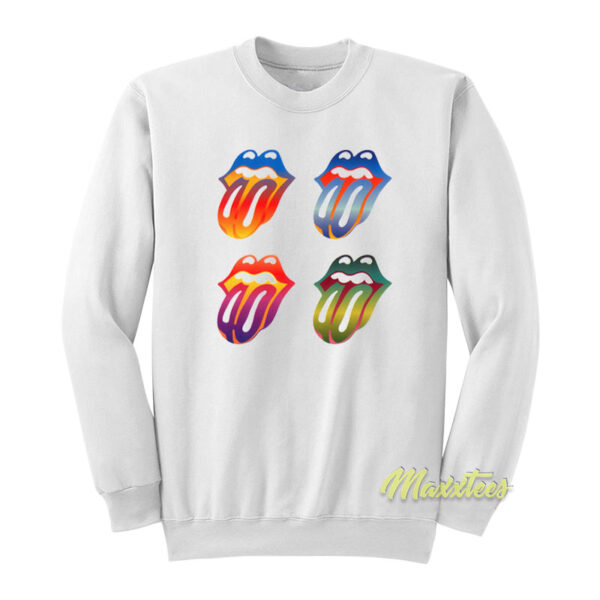 Rolling Stone Licks Rainbow Sweatshirt
