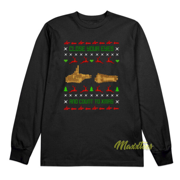 Run The Jewels Close Your Eyes Christmas Long Sleeve Shirt
