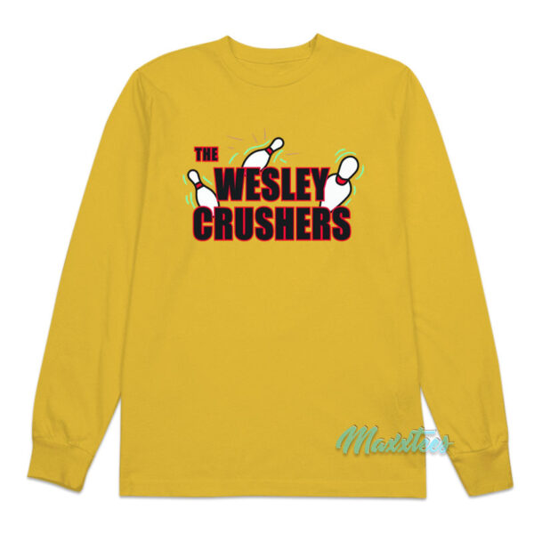 Sheldon The Wesley Crushers Bowling Long Sleeve Shirt
