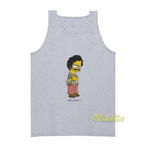 Simpsons Escobart Pablo Escobar Tank Top