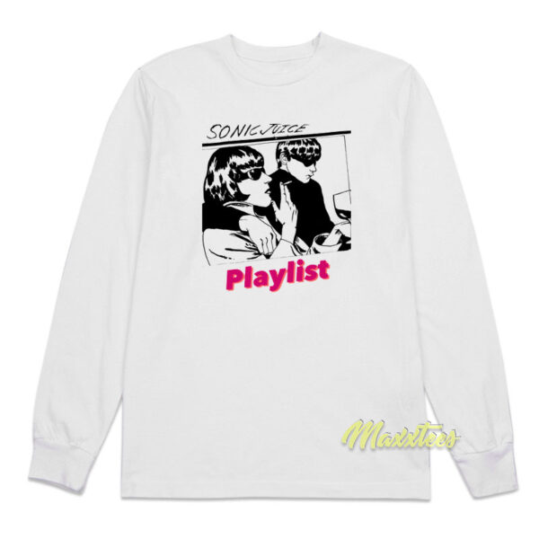Sonic Youth Playlist Long Sleeve Shirt