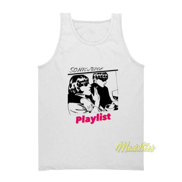 Sonic Youth Playlist Tank Top