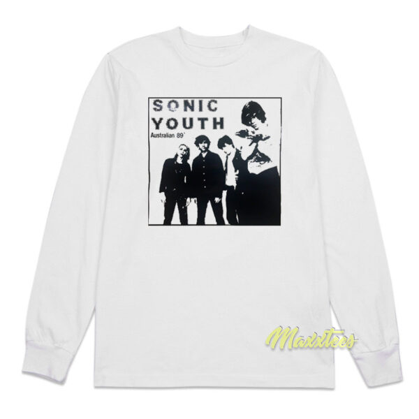Sonic Youth Australian 89 Long Sleeve Shirt