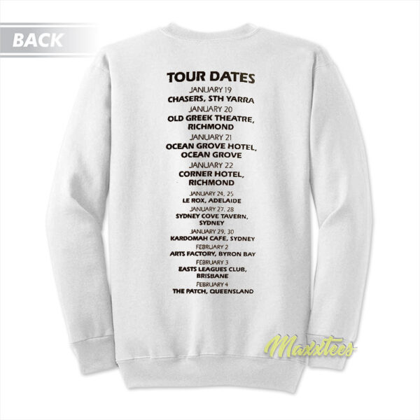 Sonic Youth Australian Tour 89 Sweatshirt