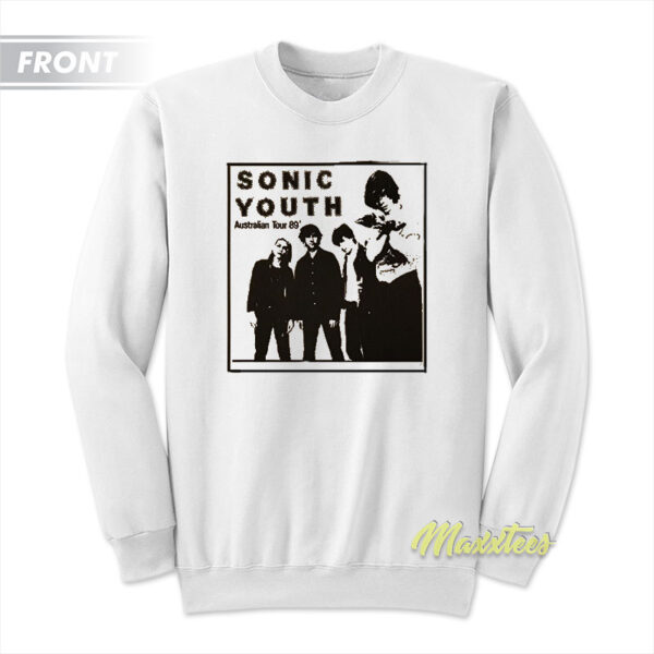 Sonic Youth Australian Tour 89 Sweatshirt