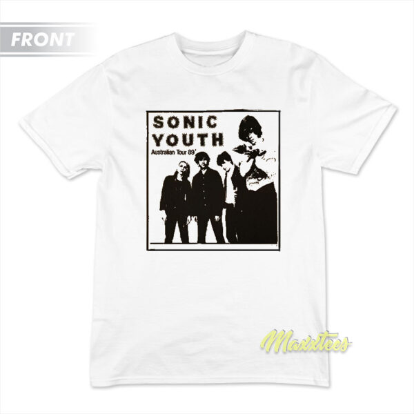 Sonic Youth Australian Tour 89 T-Shirt