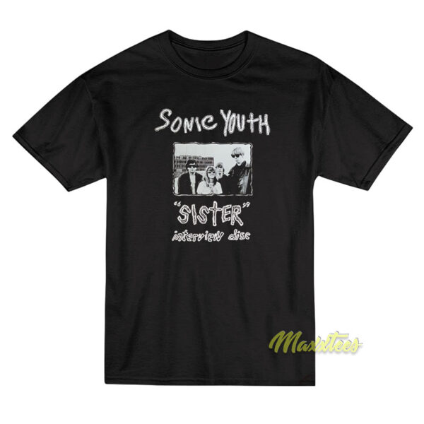 Sonic Youth Sister Interview Disc T-Shirt
