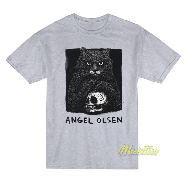 Angel Olsen Cat and Skull T-Shirt