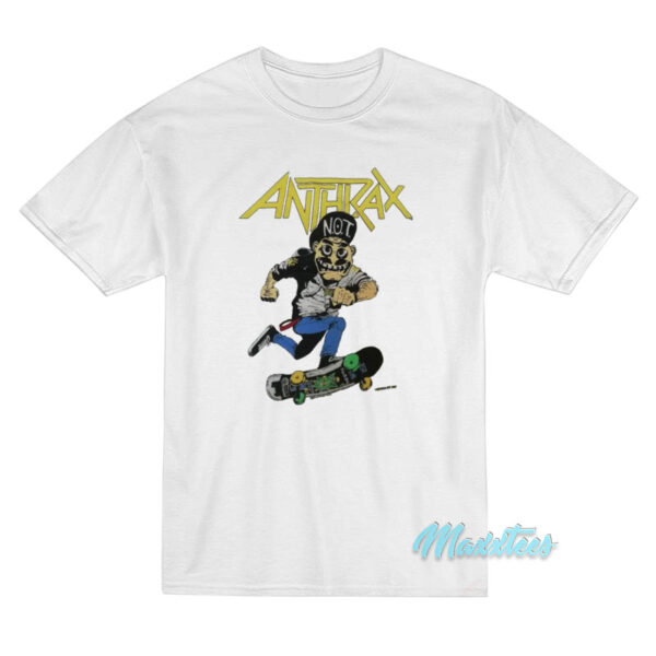 Anthrax Not Man Skate T-Shirt