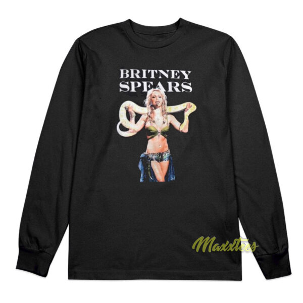 Britney Spears Snake Long Sleeve Shirt
